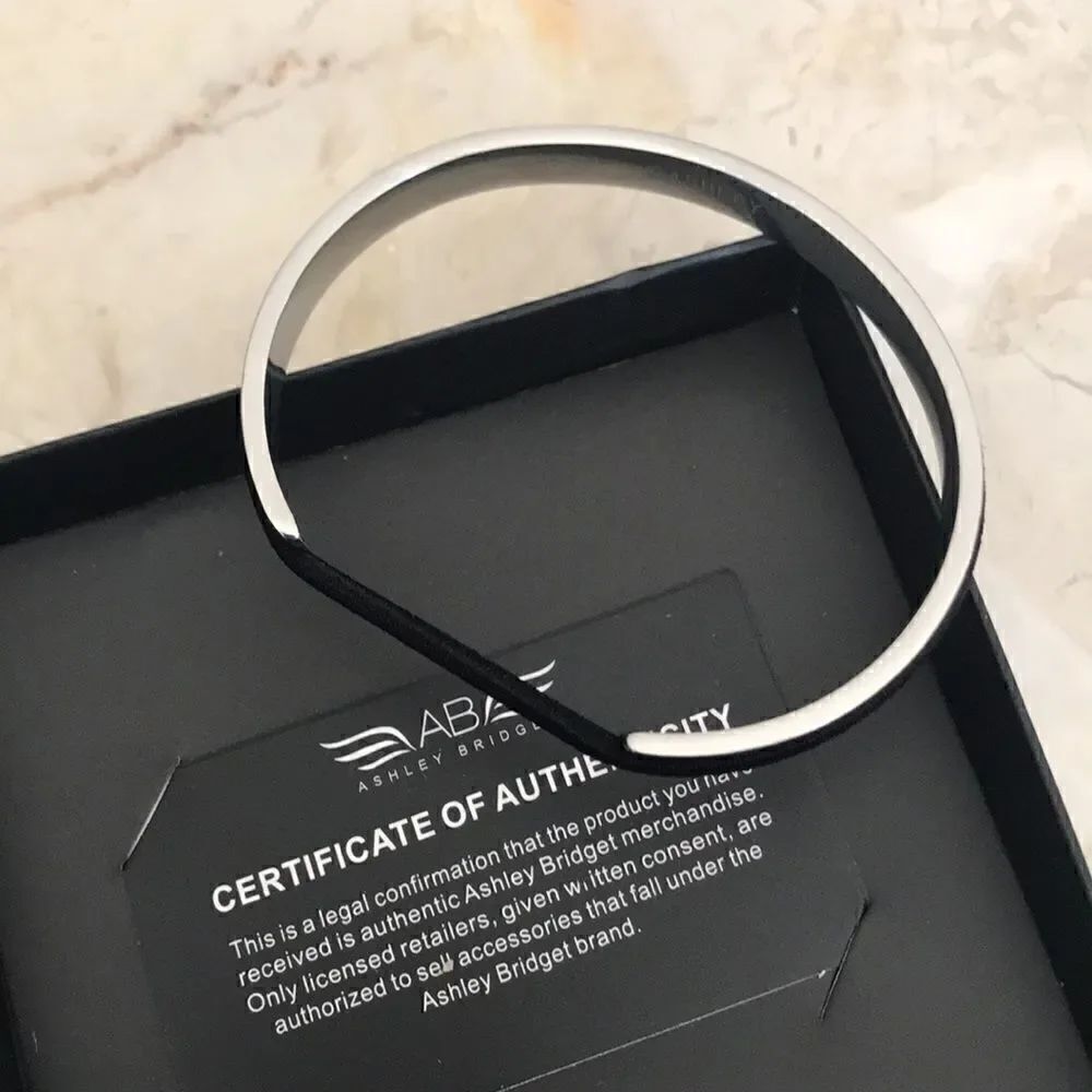 Ashley Bridget Skinny Cuff Elastic Holder Bracelet